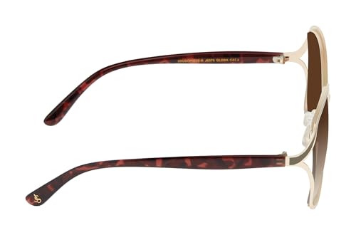 Jessica Simpson Womens J5686 Oversized Square Sunglasses With Uv400 Protection.