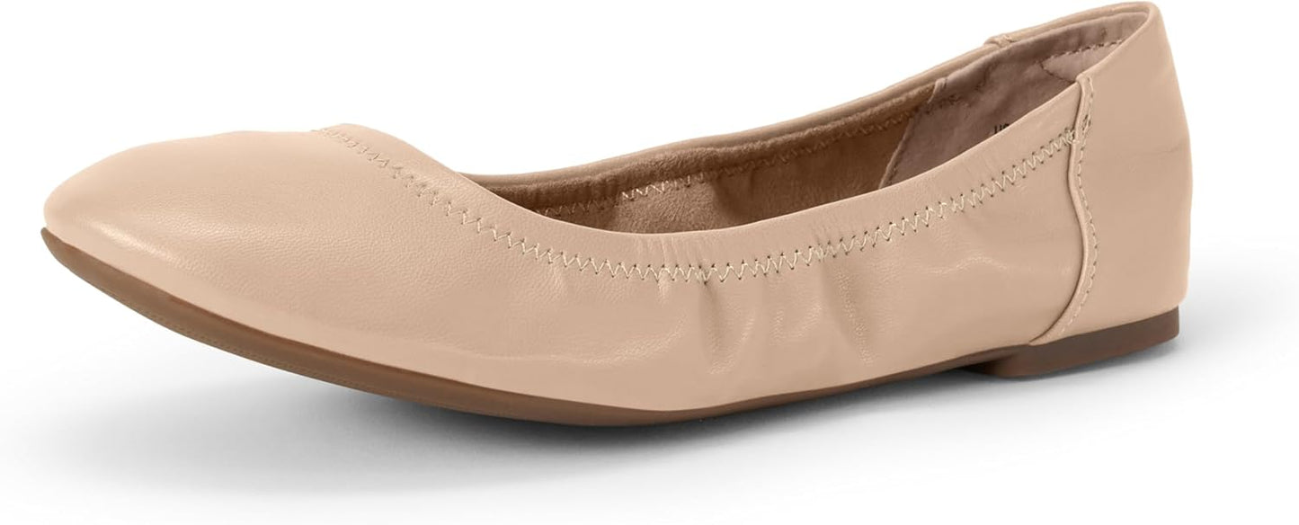 Amazon Essentials Women's Belice Comfortable Slip-On Ballet Flats Shoes