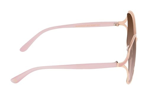 Jessica Simpson Womens J5686 Oversized Square Sunglasses With Uv400 Protection.