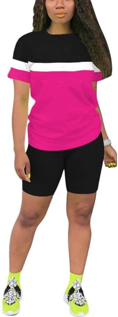 Nimsruc Two Piece Outfits For Women Summer Sweatsuits