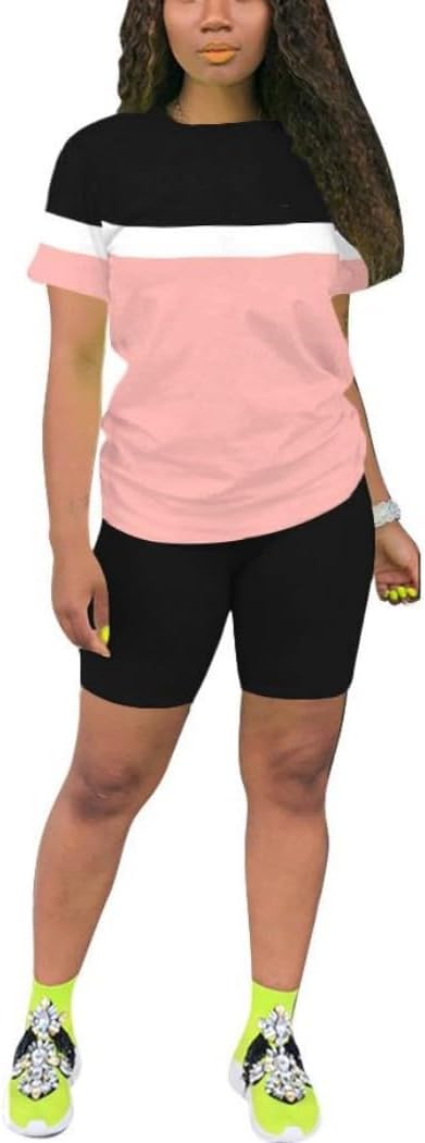 Nimsruc Two Piece Outfits For Women Summer Sweatsuits