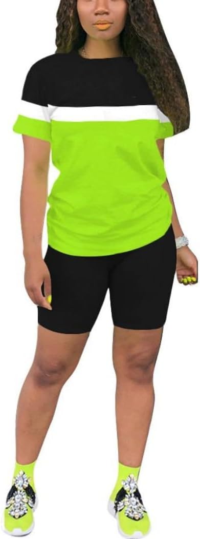 Nimsruc Two Piece Outfits For Women Summer Sweatsuits