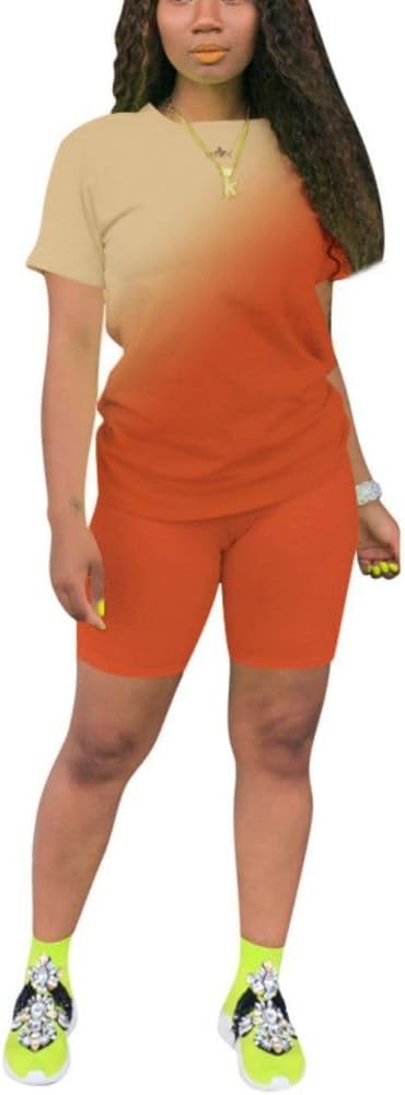 Nimsruc Two Piece Outfits For Women Summer Sweatsuits