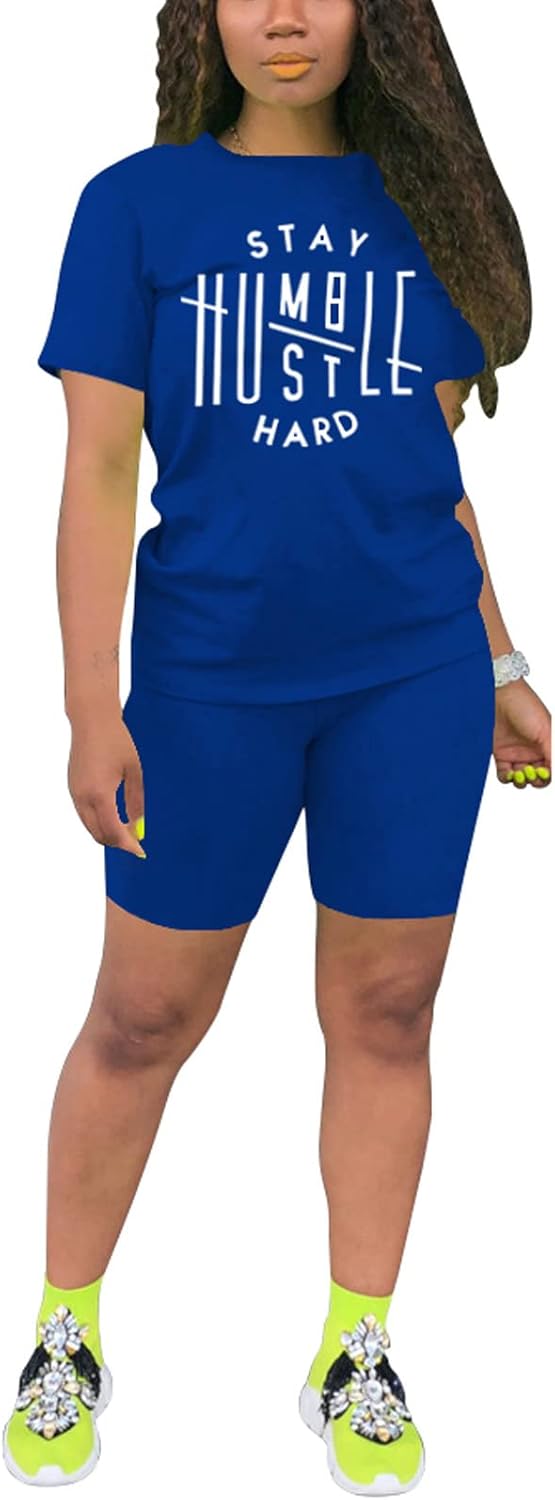 Nimsruc Two Piece Outfits For Women Summer Sweatsuits