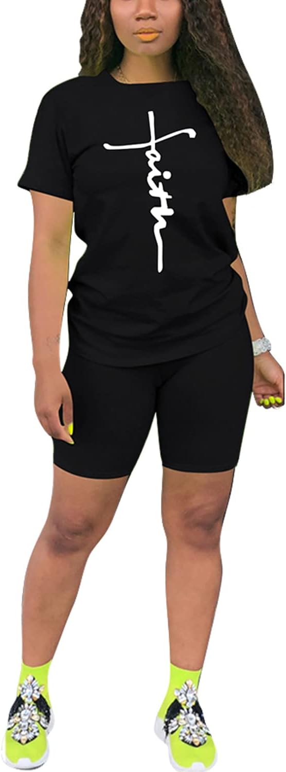 Nimsruc Two Piece Outfits For Women Summer Sweatsuits