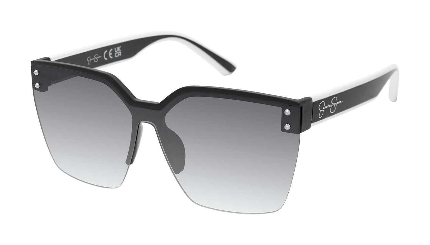 Jessica Simpson Womens J5686 Oversized Square Sunglasses With Uv400 Protection.