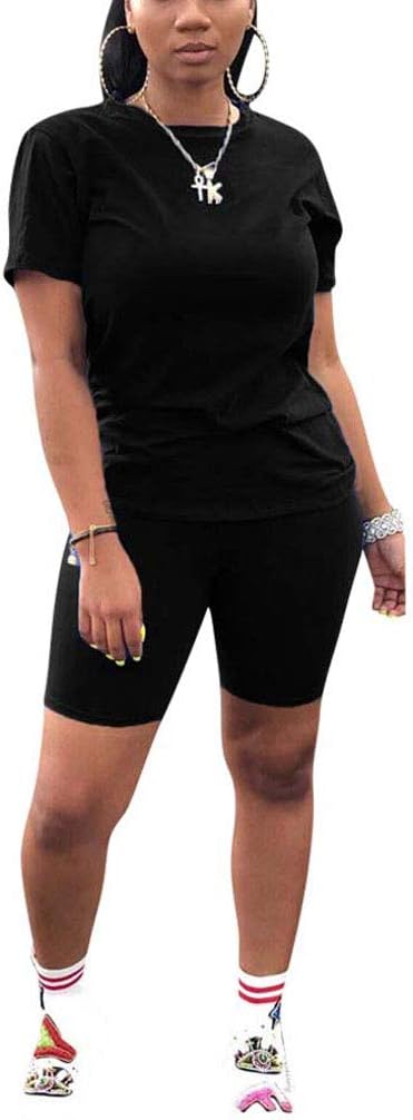 Nimsruc Two Piece Outfits For Women Summer Sweatsuits
