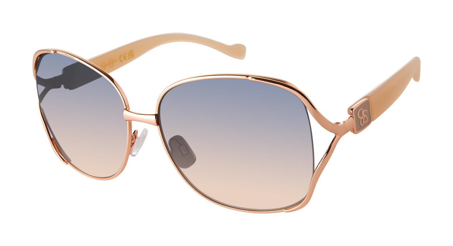 Jessica Simpson Womens J5686 Oversized Square Sunglasses With Uv400 Protection.