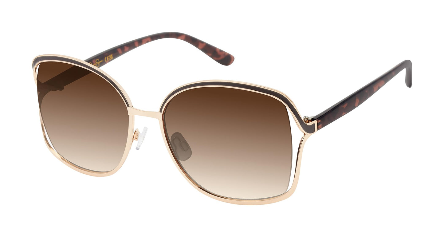 Jessica Simpson Womens J5686 Oversized Square Sunglasses With Uv400 Protection.