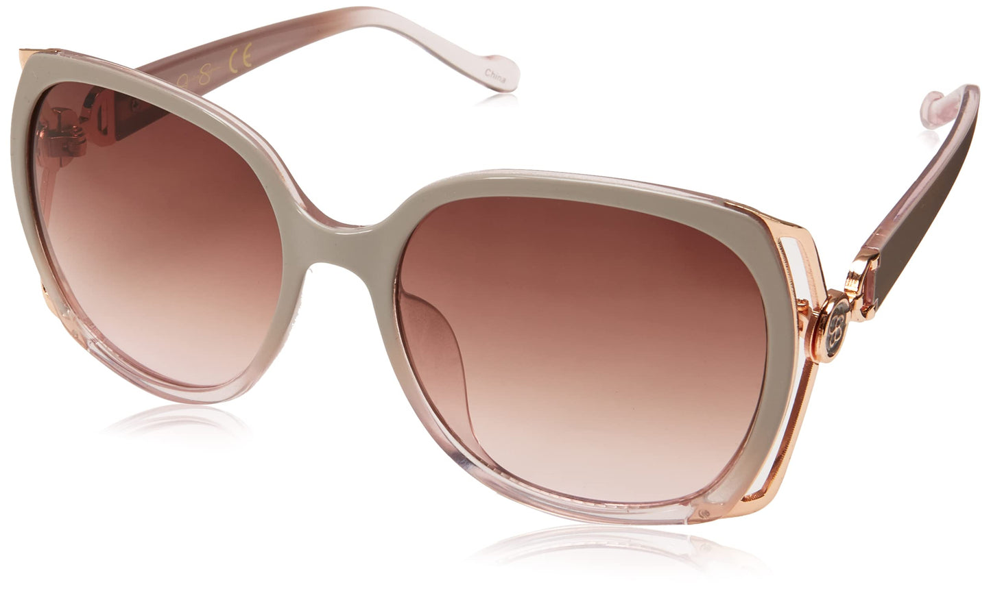 Jessica Simpson Womens J5686 Oversized Square Sunglasses With Uv400 Protection.
