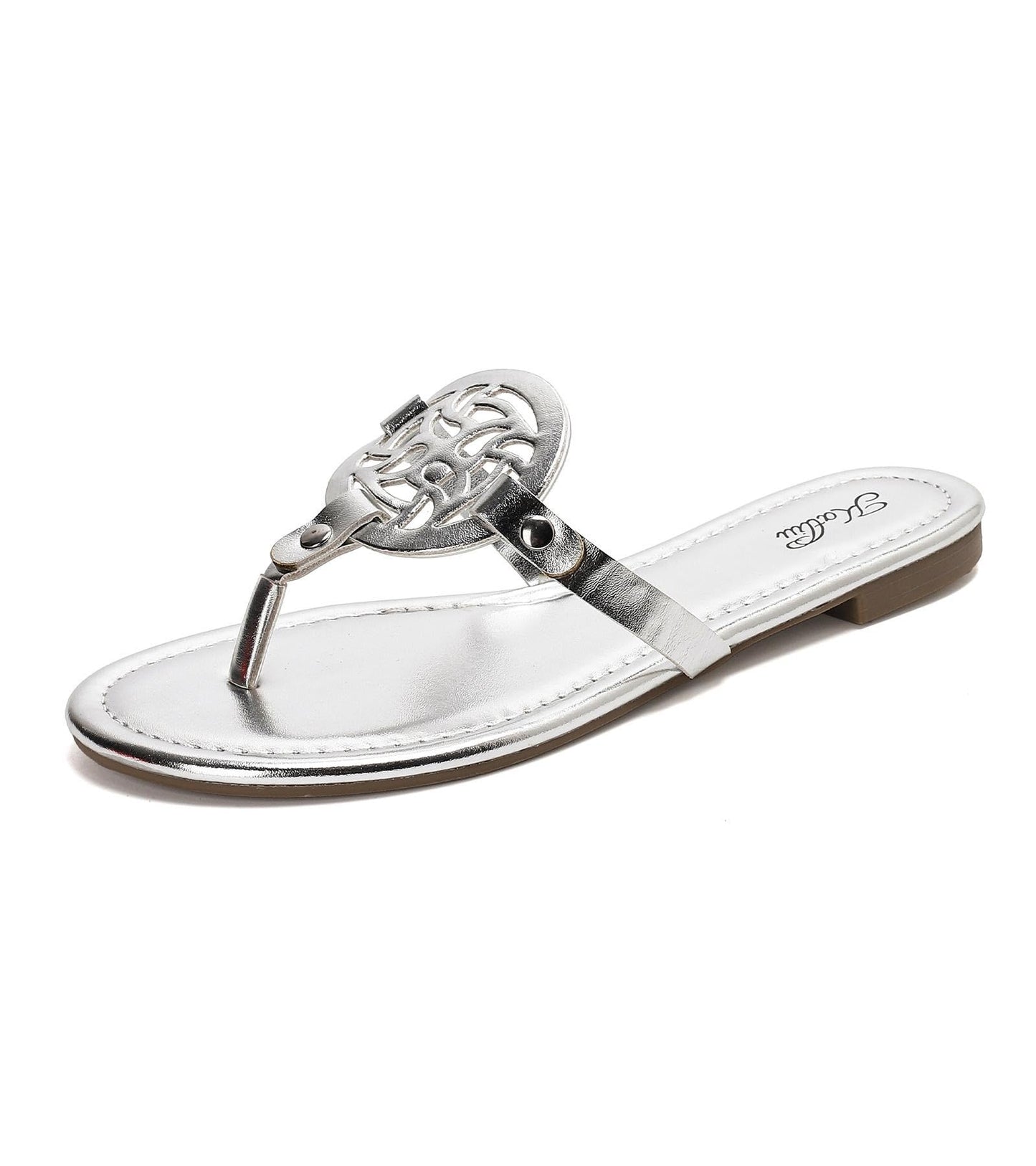 katliu Women's Flat Sandals Flip Flop Sandals Comfortable Dressy Thong Sandals