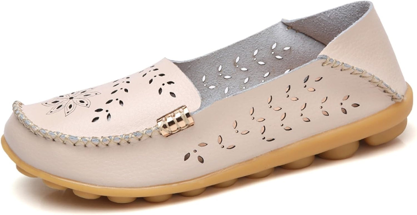 VenusCelia Women's Natural Comfort Walking Flat Loafer