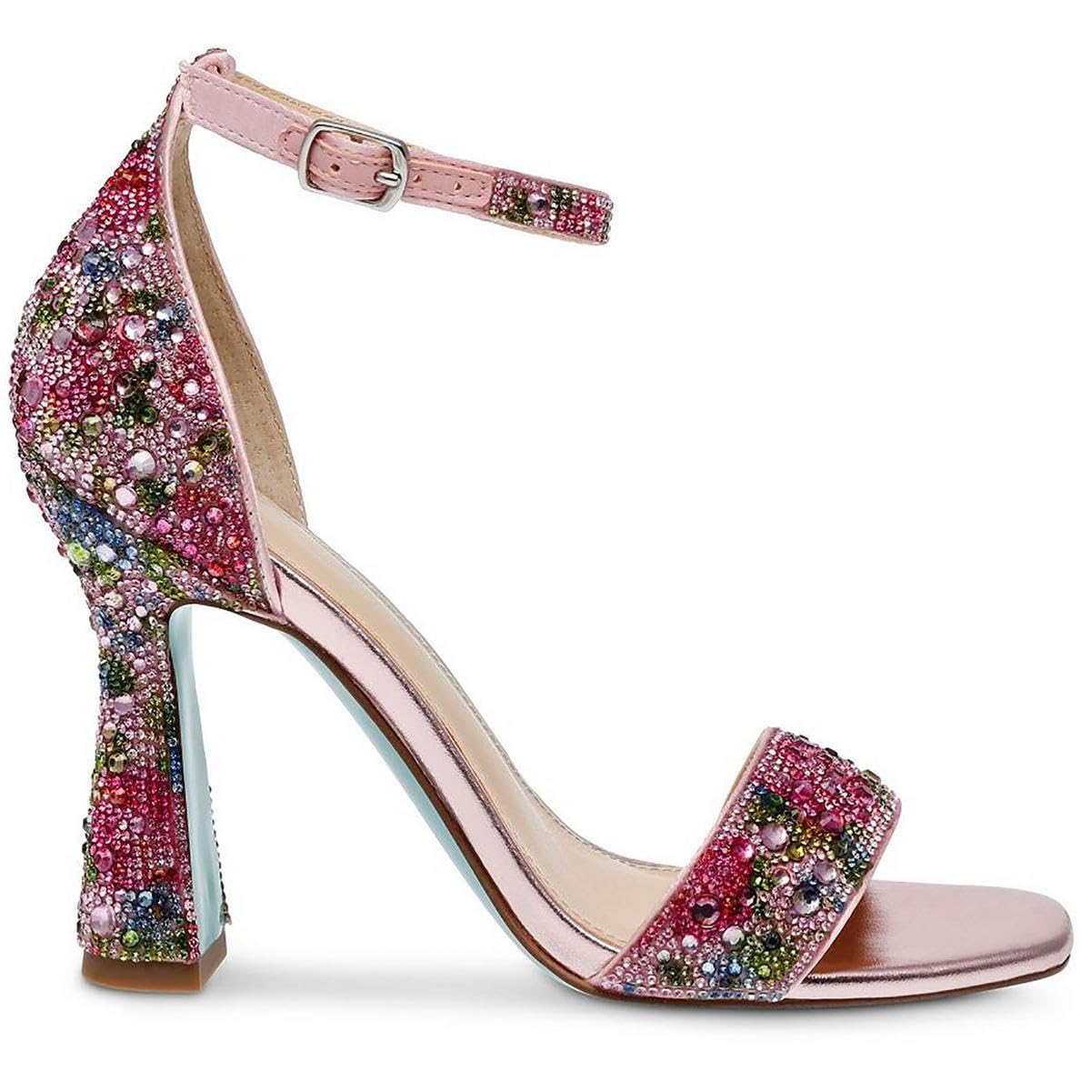Betsey Johnson Women's Dani Embellished Heeled Sandals