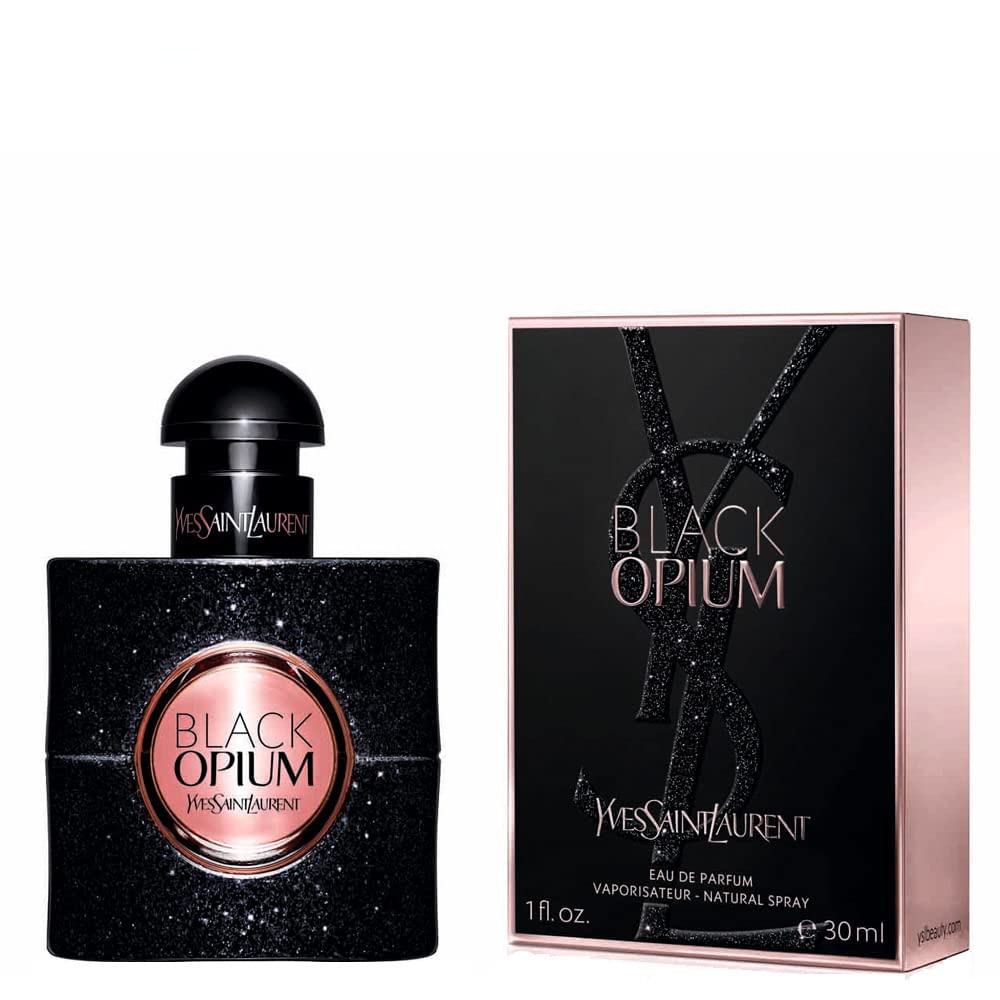 Yves Saint Laurent Eau De Parfum Spray for Women, Black Opium, 3 Ounce