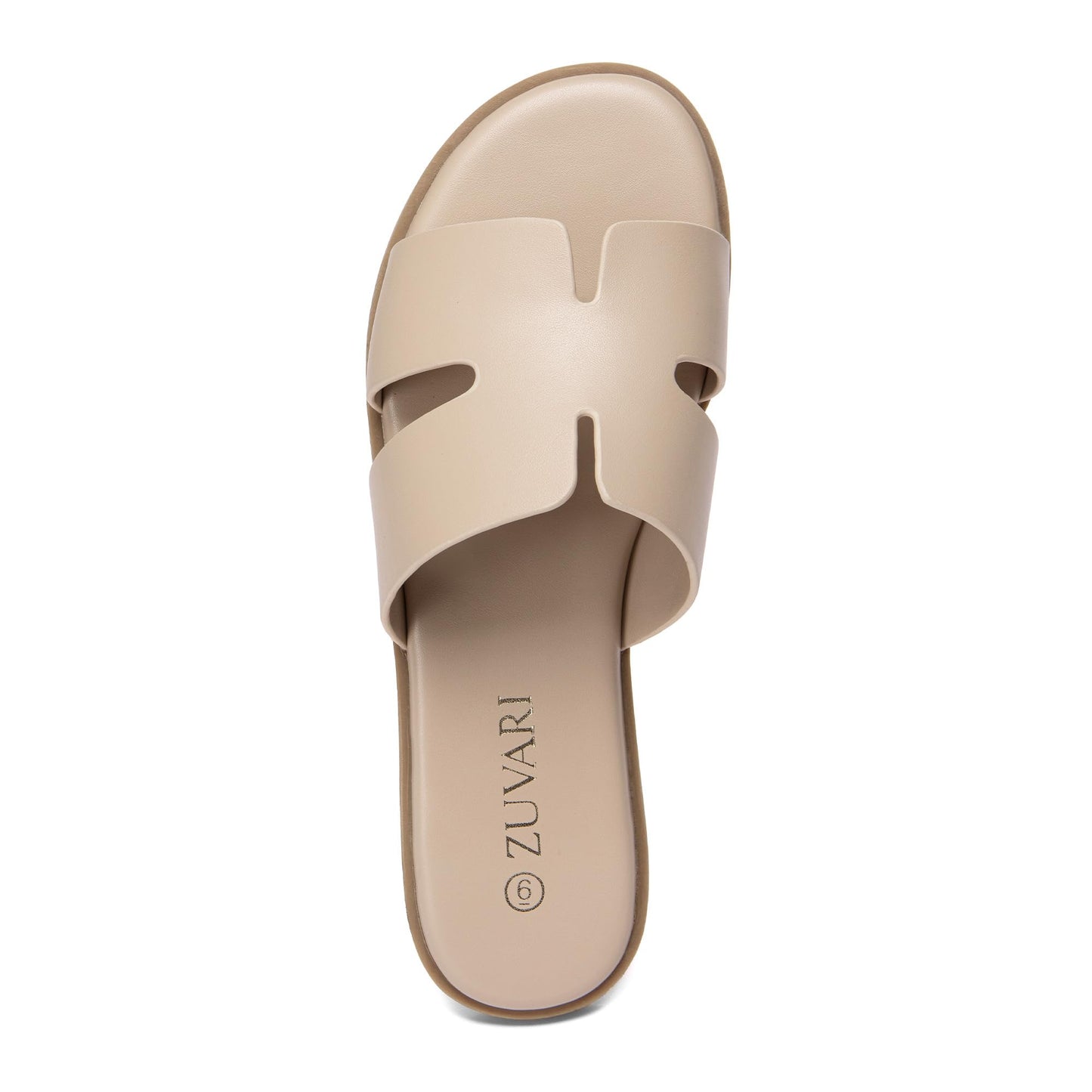 Women's Flat Sandals Open Toe Leather Slippers for Summer Slip On Beach Mules Dressy Comfortable Slide Sandals
