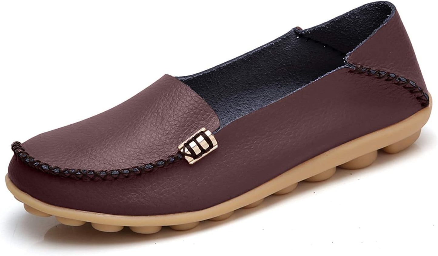 VenusCelia Women's Natural Comfort Walking Flat Loafer