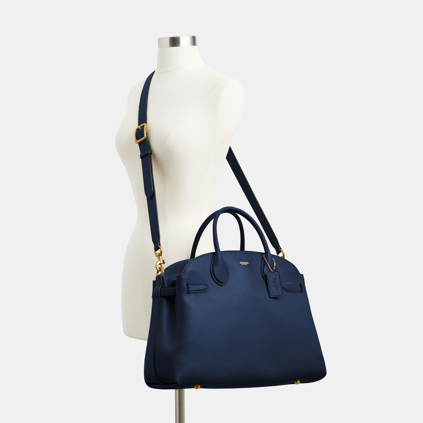 Coach Women's Suede Soft Empire Carryall 40 Tote