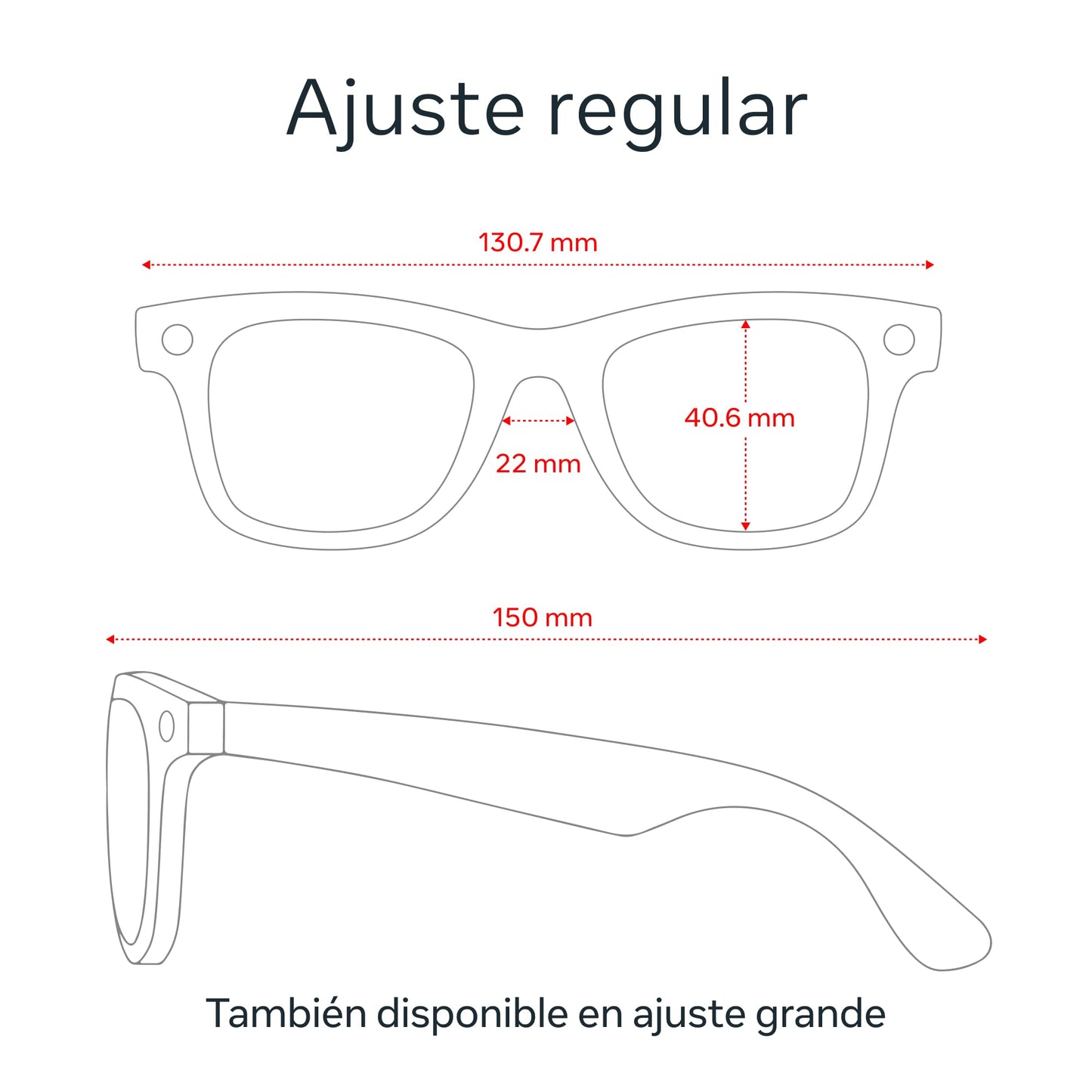 Ray-Ban Meta (Gen 1), Wayfarer, Shiny Black | Smart AI Glasses for Men, Women — 12 MP Ultra-Wide Camera, Open-Ear Speakers for Audio, Video Recording and Bluetooth — Green Lenses — Wearable Technology