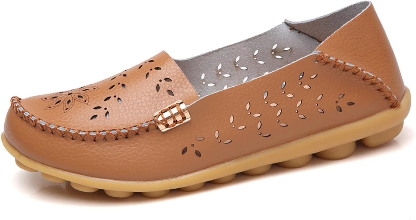 VenusCelia Women's Natural Comfort Walking Flat Loafer