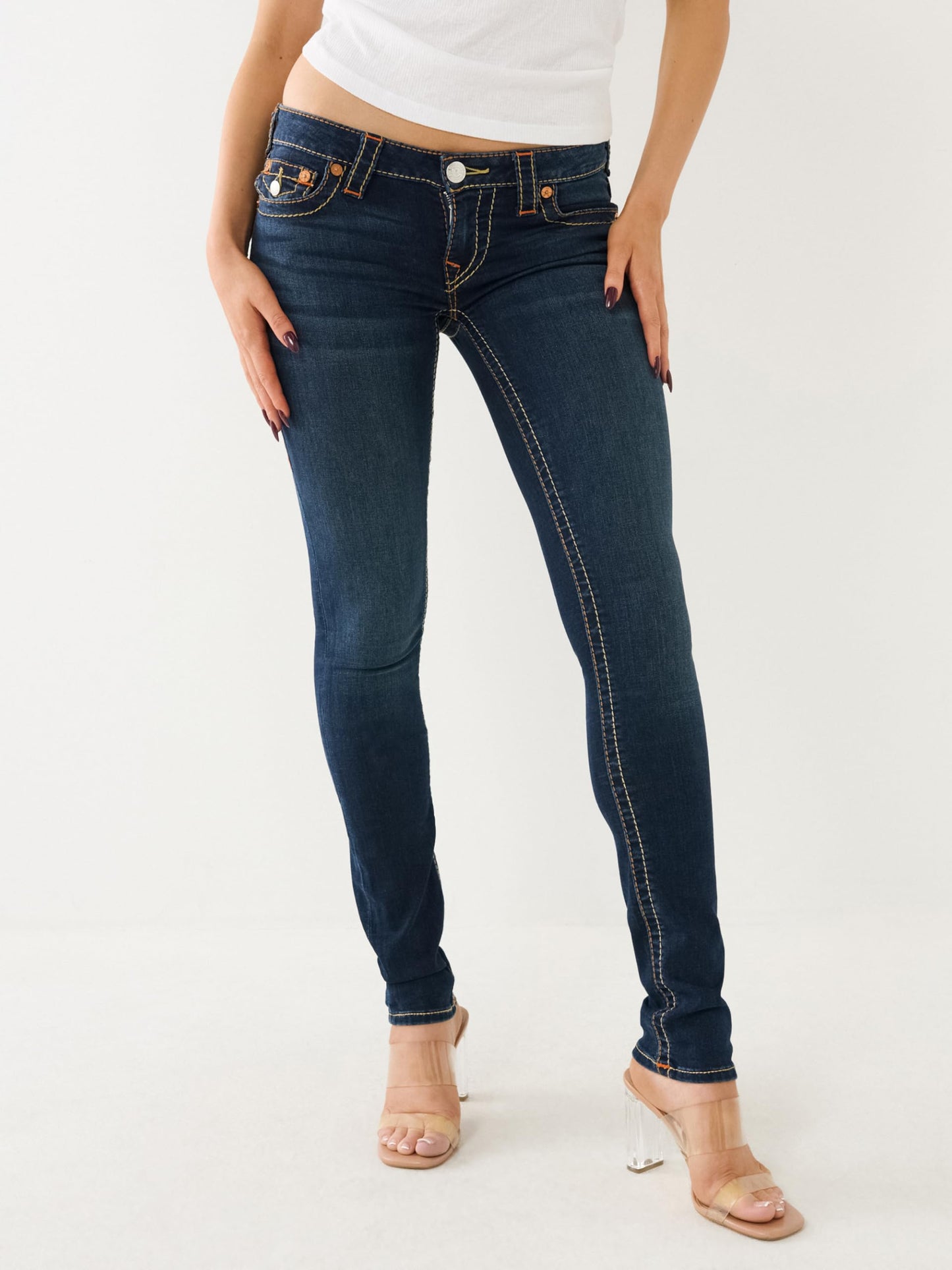 True Religion Women's Stella Low Rise Skinny Jean