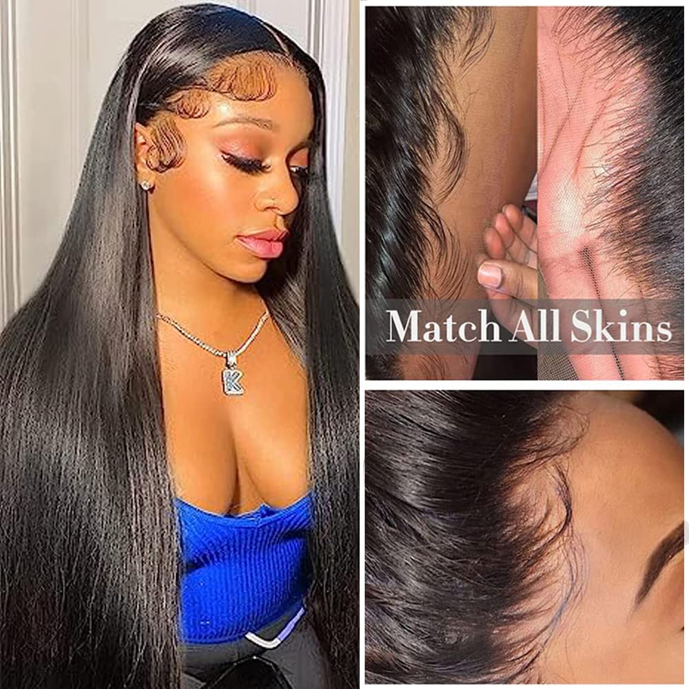 WOWQUEEN 10A Brazilian Straight Human Hair Bundles 18 20 22 Inch 100% Unprocessed Virgin Straight Weave 3 Bundles Deals Human Hair