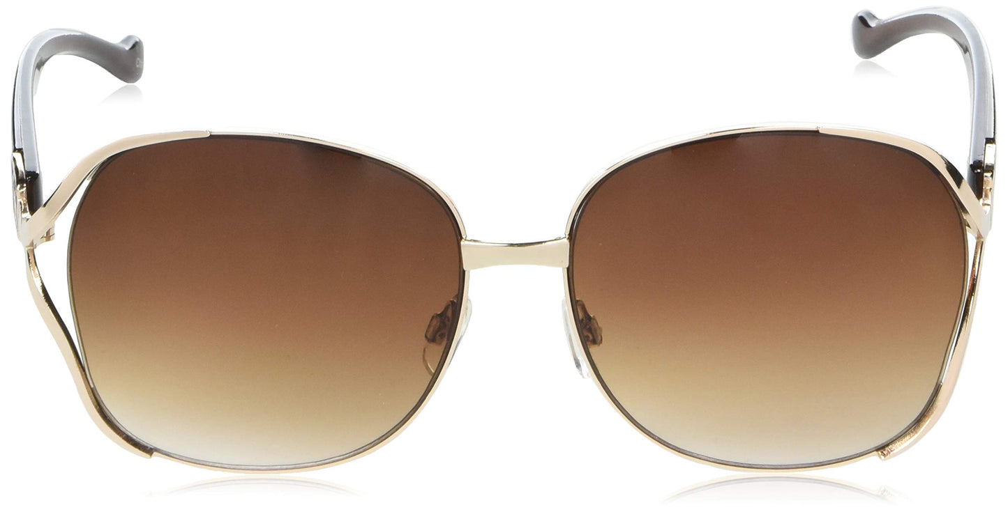 Jessica Simpson Womens J5686 Oversized Square Sunglasses With Uv400 Protection.