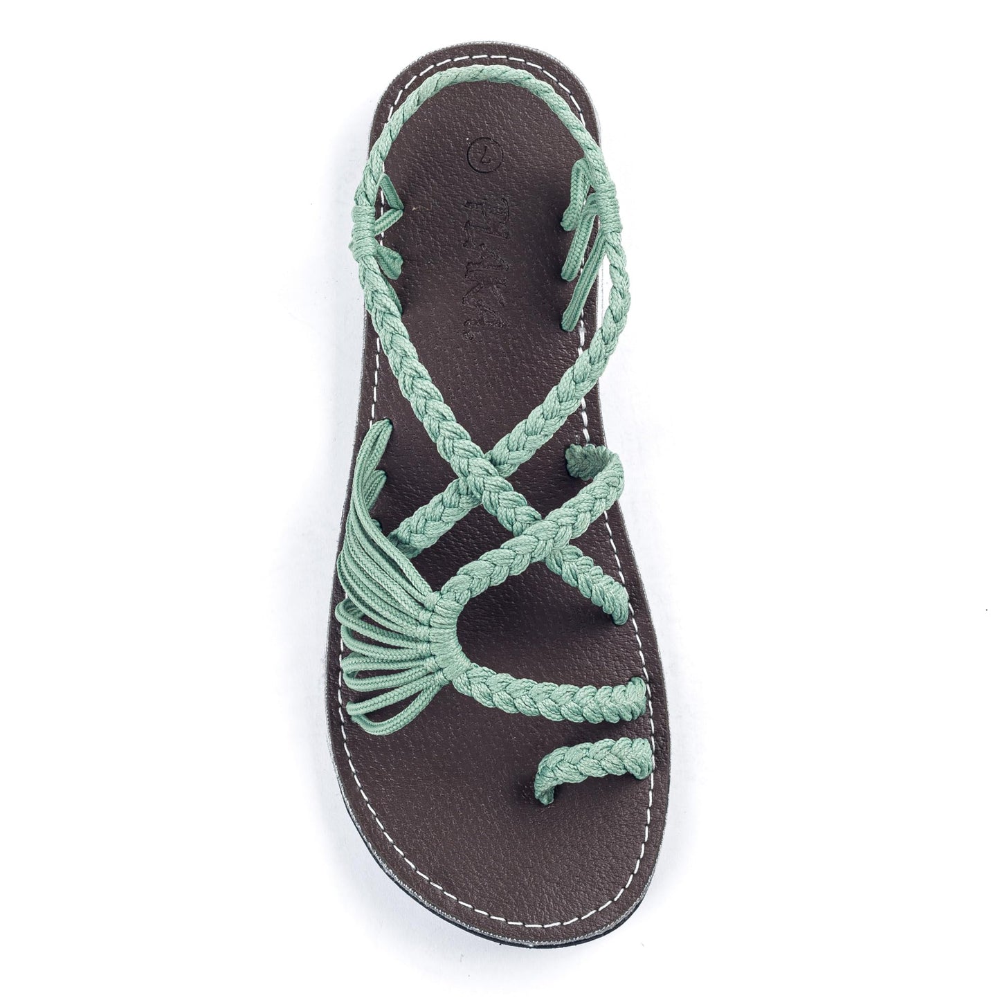 Plaka Flat Sandals for Women Palm Leaf