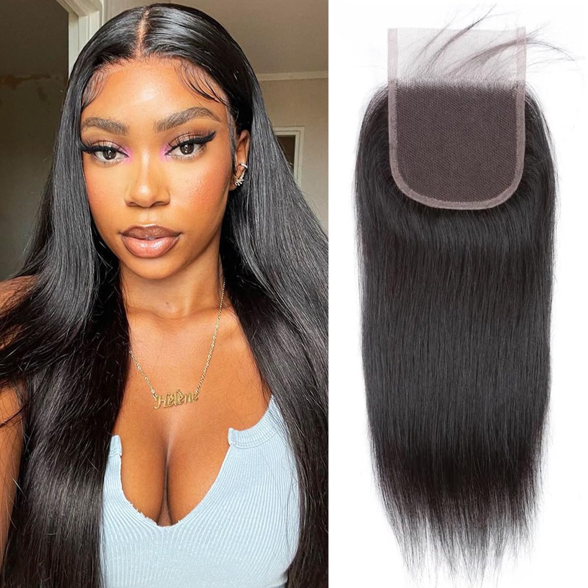 Straight Bundles Human Hair 12 14 16 Inch 100% Unprocessed Brazilian Virgin Hair Straight Weave Bundle Human Hair Bundles Real Natural Black Human Hair Extensions