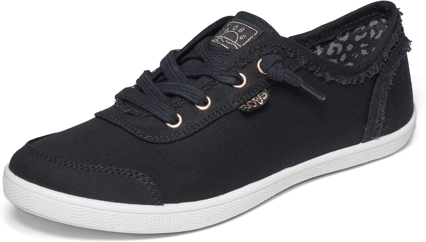 Skechers Women's Bobs B Cute Sneaker - Memory Foam, Flexible Outsole, Lightweight Vegan Shoes