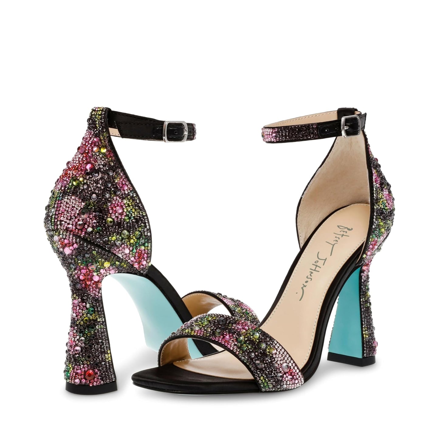 Betsey Johnson Women's Dani Embellished Heeled Sandals