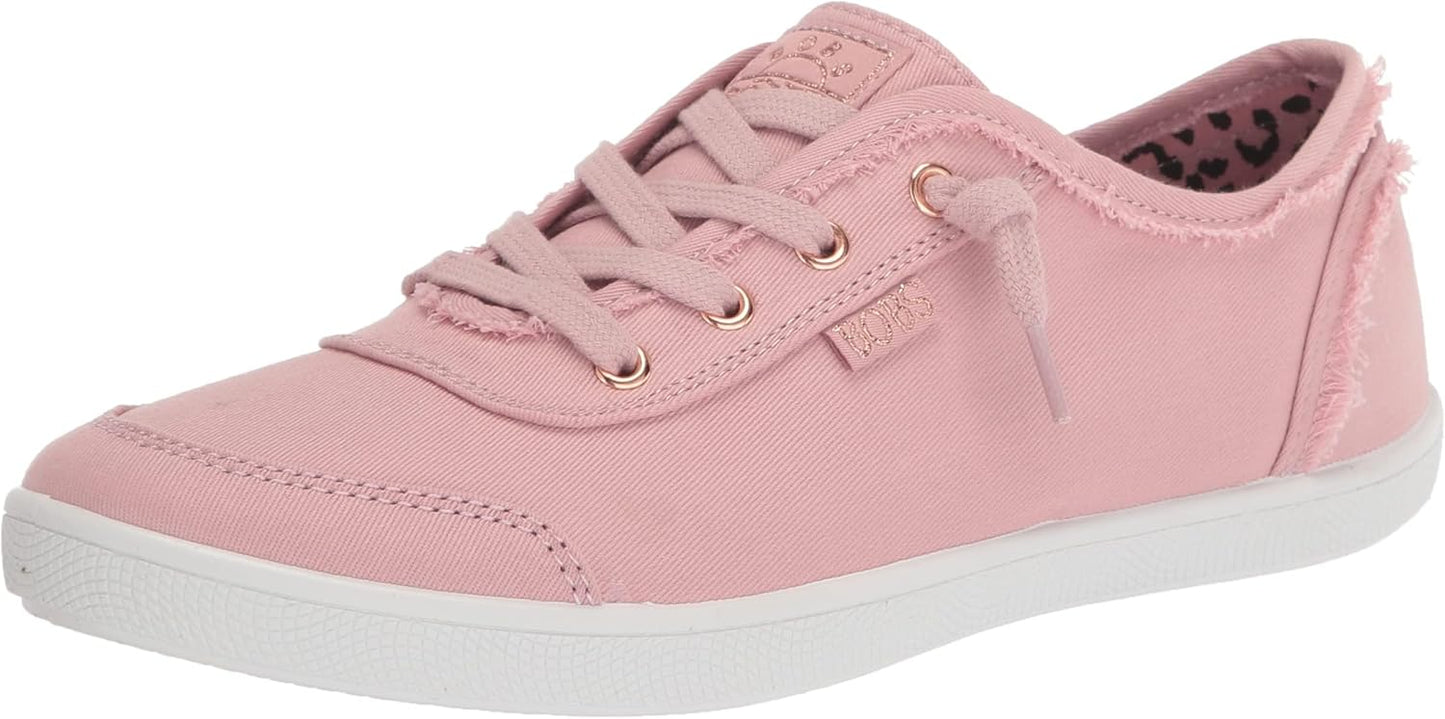 Skechers Women's Bobs B Cute Sneaker - Memory Foam, Flexible Outsole, Lightweight Vegan Shoes