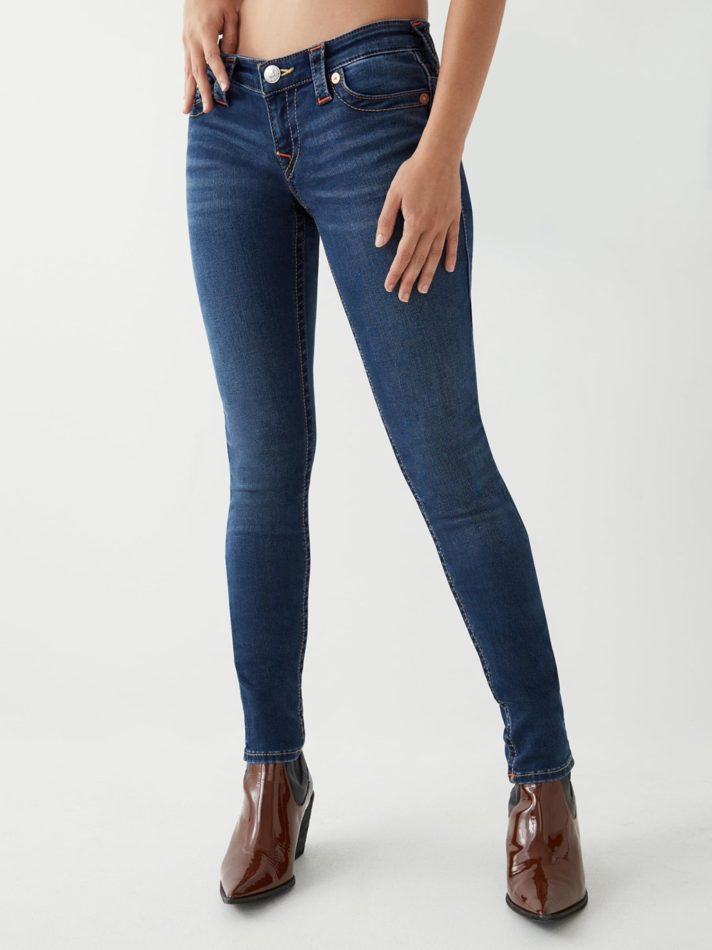 True Religion Women's Stella Low Rise Skinny Jean