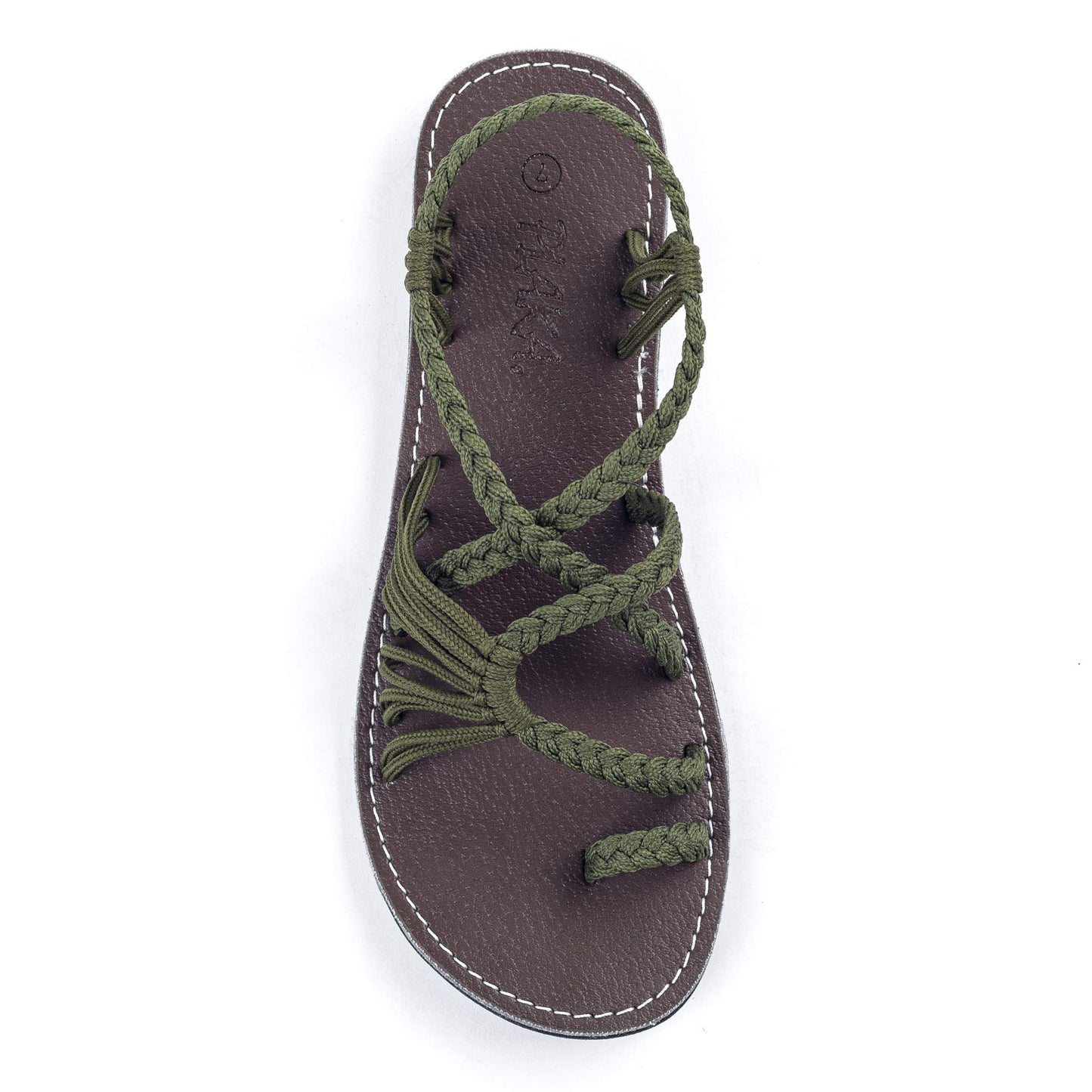 Plaka Flat Sandals for Women Palm Leaf
