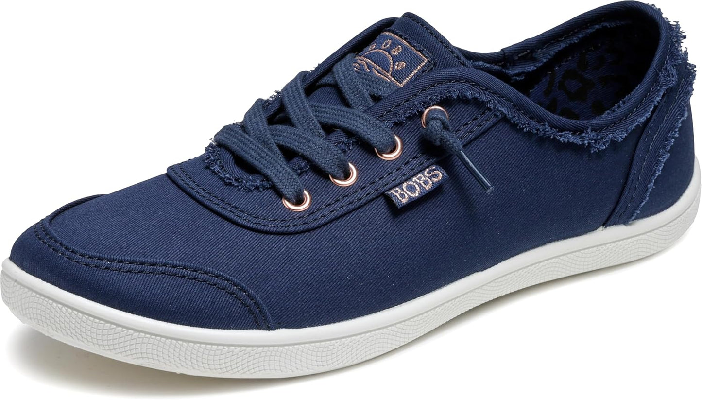 Skechers Women's Bobs B Cute Sneaker - Memory Foam, Flexible Outsole, Lightweight Vegan Shoes