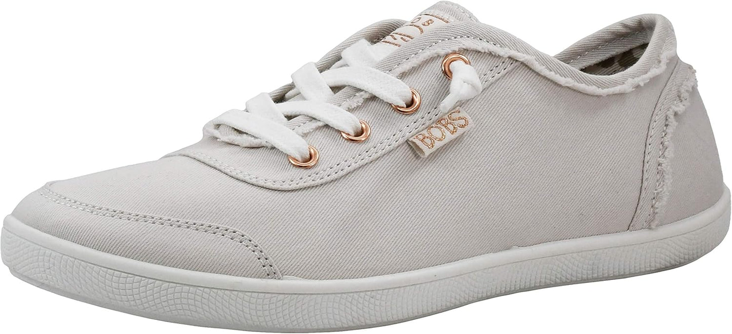 Skechers Women's Bobs B Cute Sneaker - Memory Foam, Flexible Outsole, Lightweight Vegan Shoes