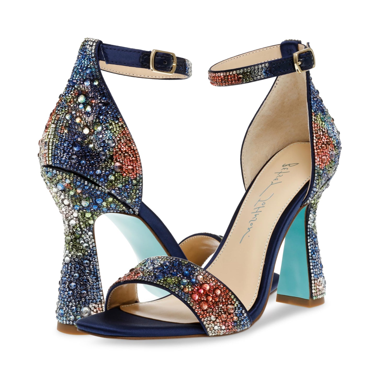 Betsey Johnson Women's Dani Embellished Heeled Sandals