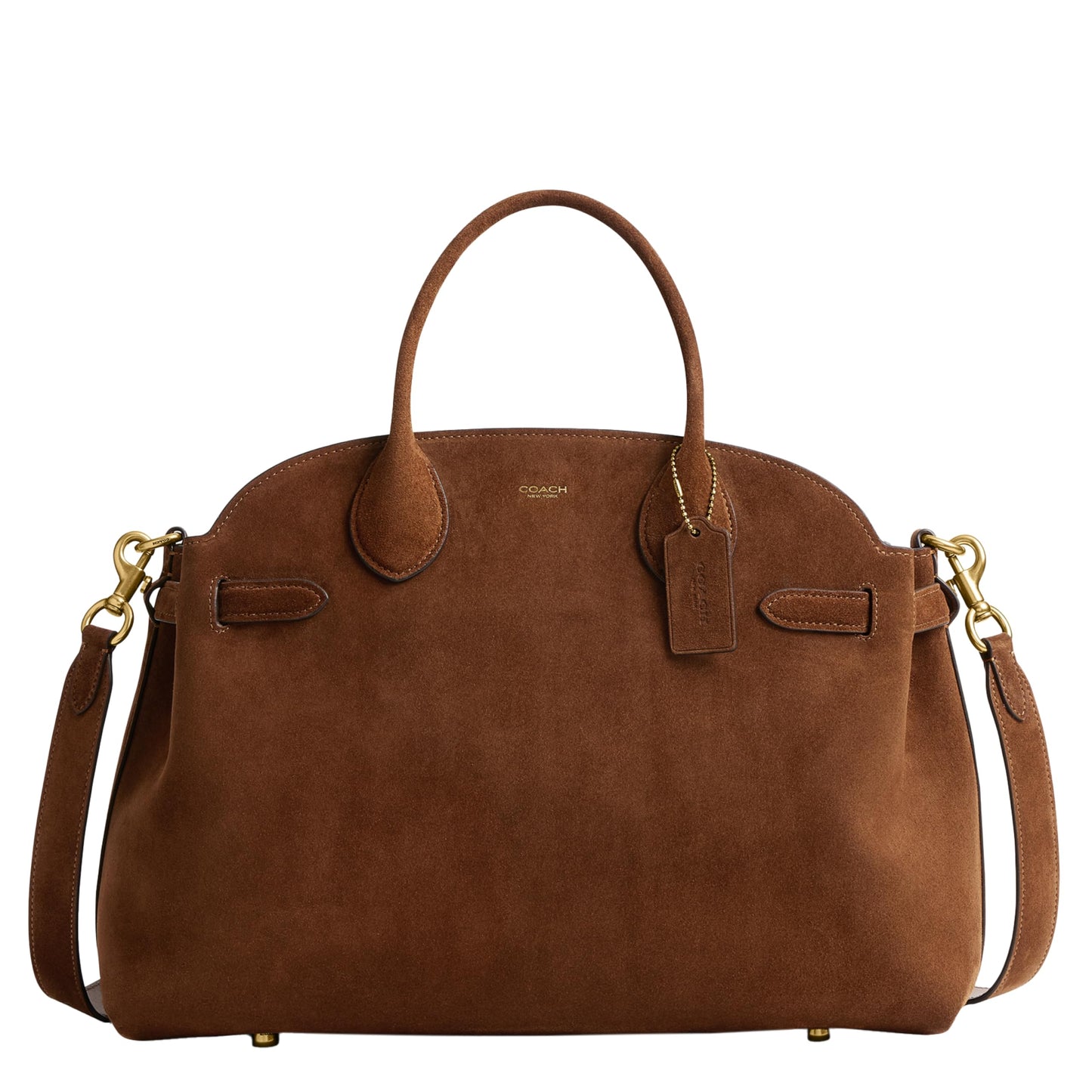Coach Women's Suede Soft Empire Carryall 40 Tote