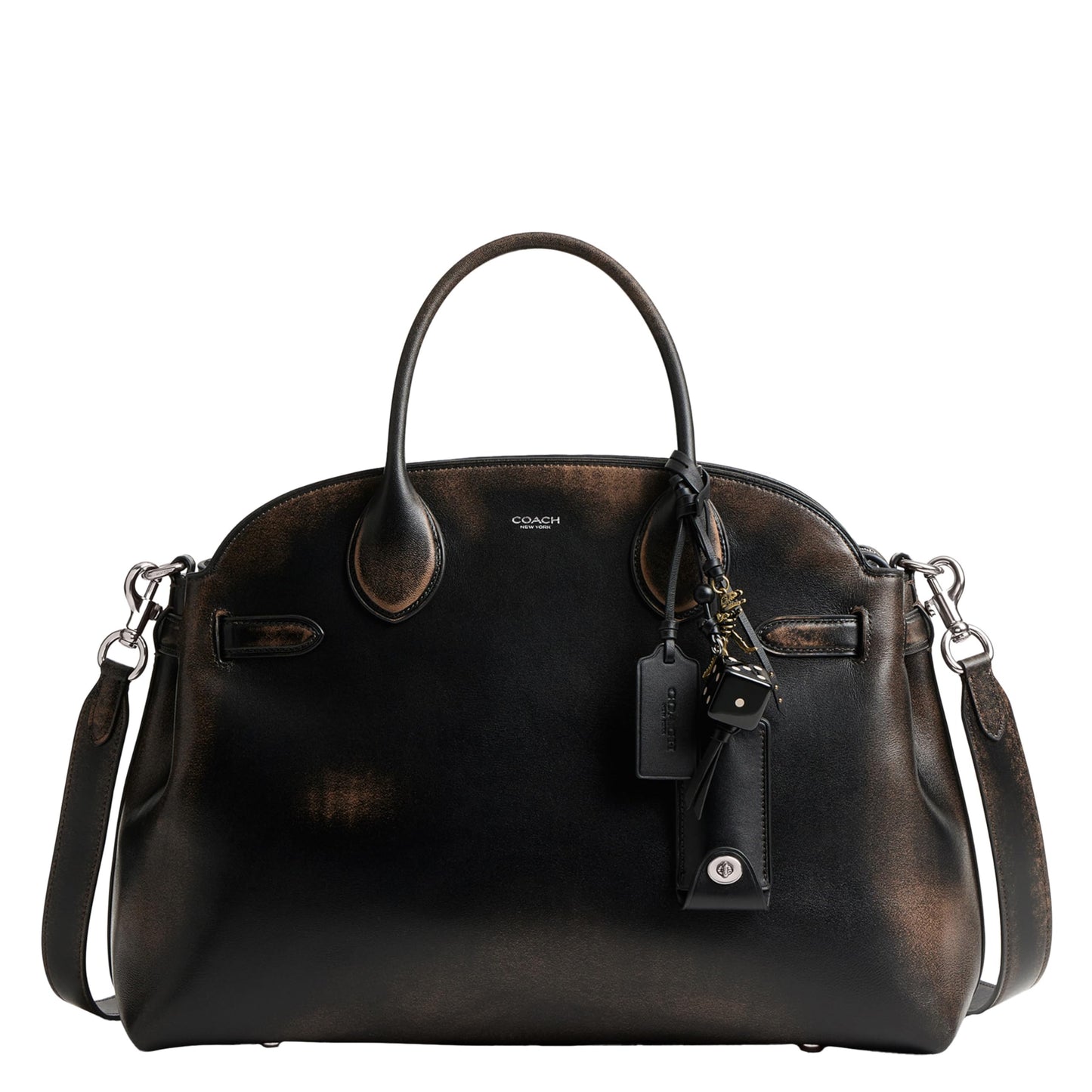 Coach Women's Suede Soft Empire Carryall 40 Tote
