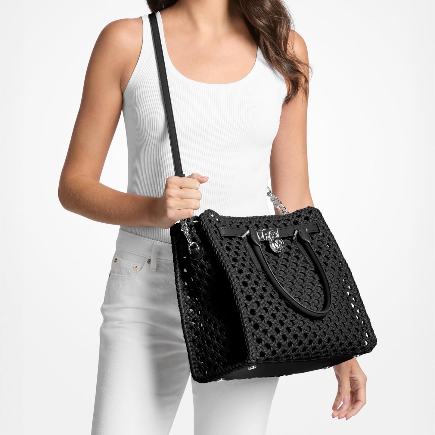 Michael Kors Women's Hamilton Moderne Lg Satchel