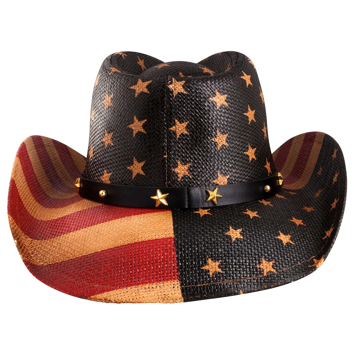 grinderPUNCH Western Outback Cowboy Hat Men's Women's Style Classic Straw Western Cowgirl Hat