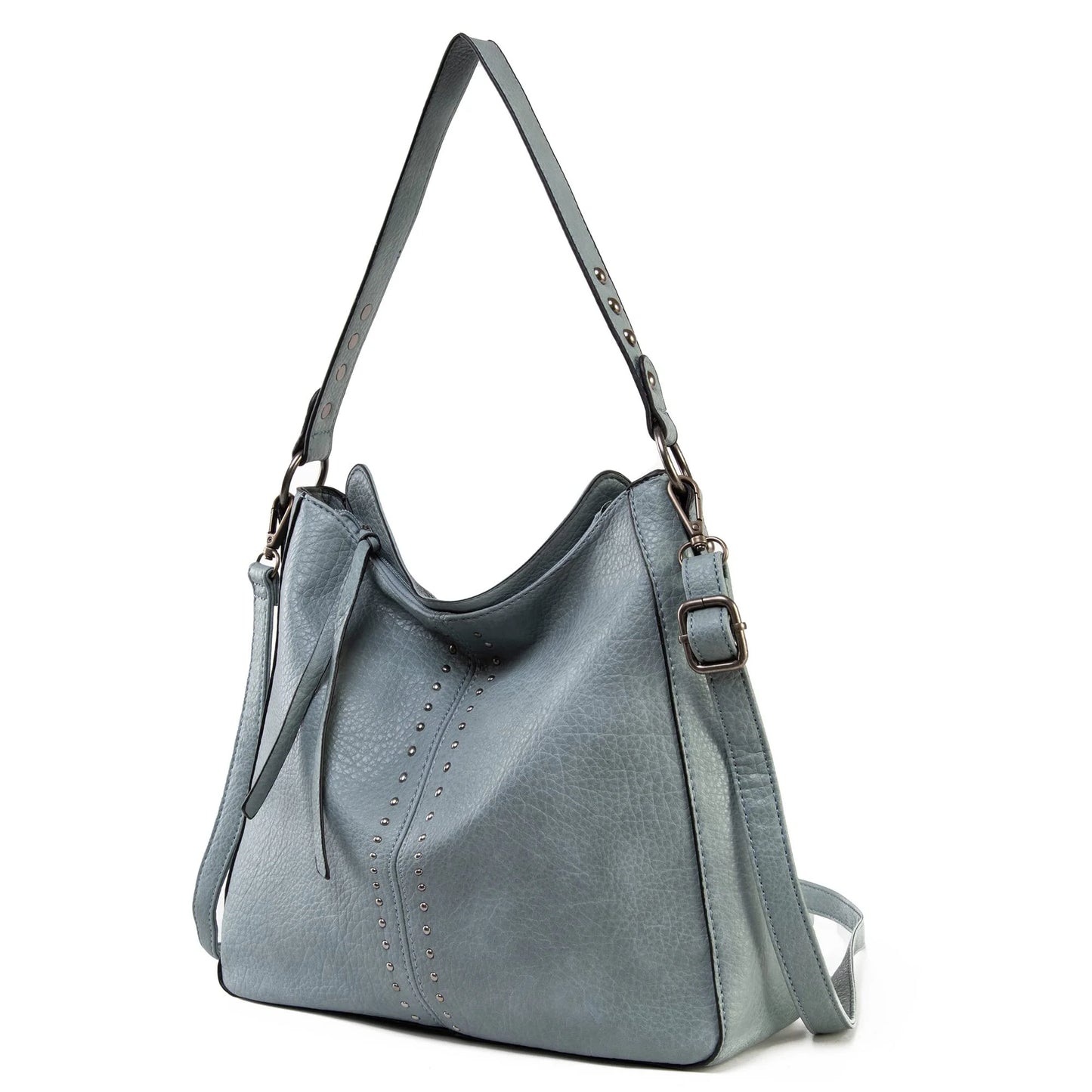 Hobo Bag for Women Crossbody Purse and Handbags Ladies Chic Shoulder Bags, Light Blue